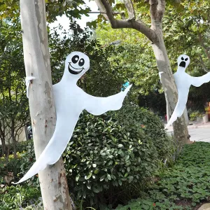 Mysterious Supplies 2 Pcs 53"Bendable Tree Wrap Ghost