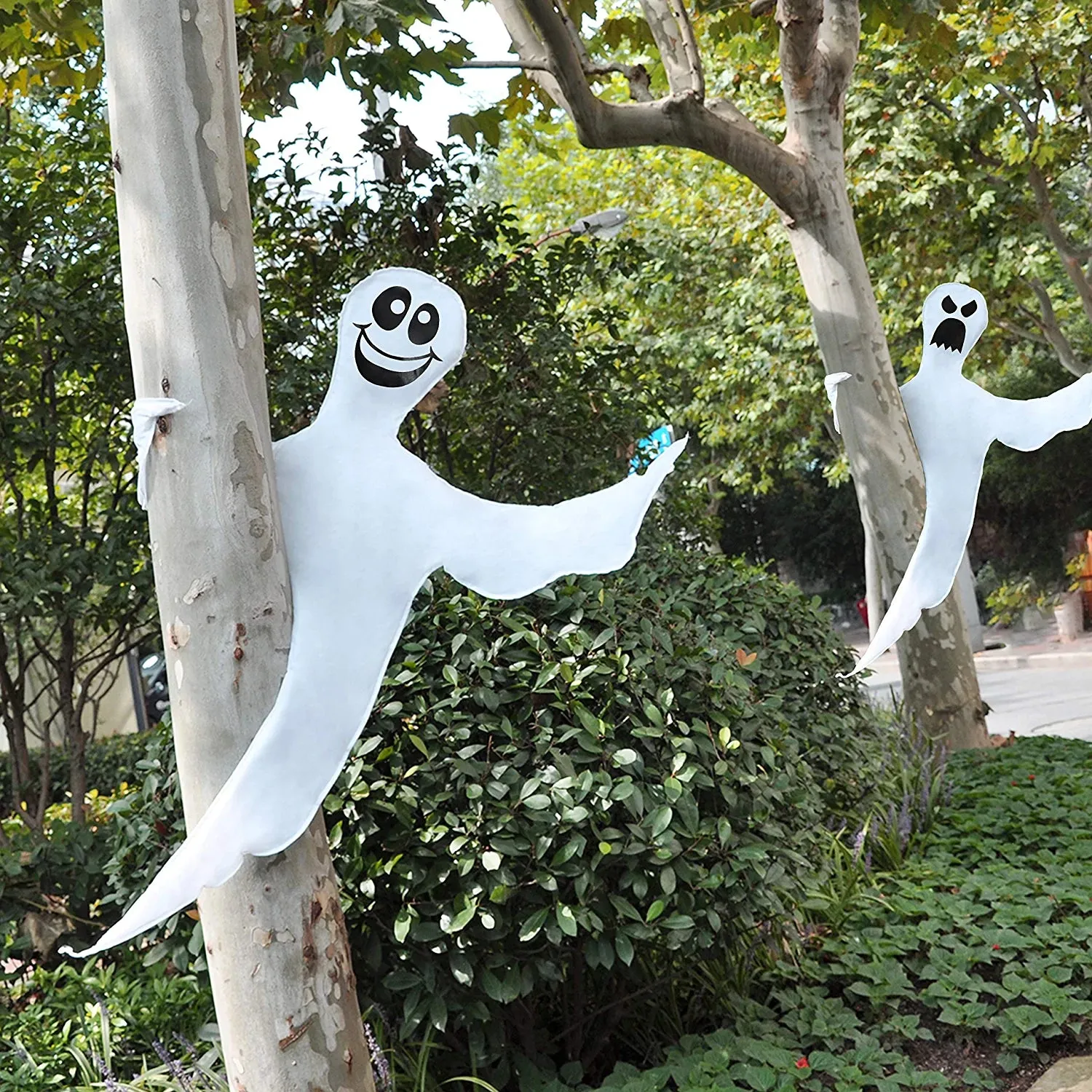 Mysterious Supplies 2 Pcs 53"Bendable Tree Wrap Ghost