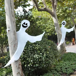 Mystical Treats 2 Tree Wrap Decoration Ghost (Smile)