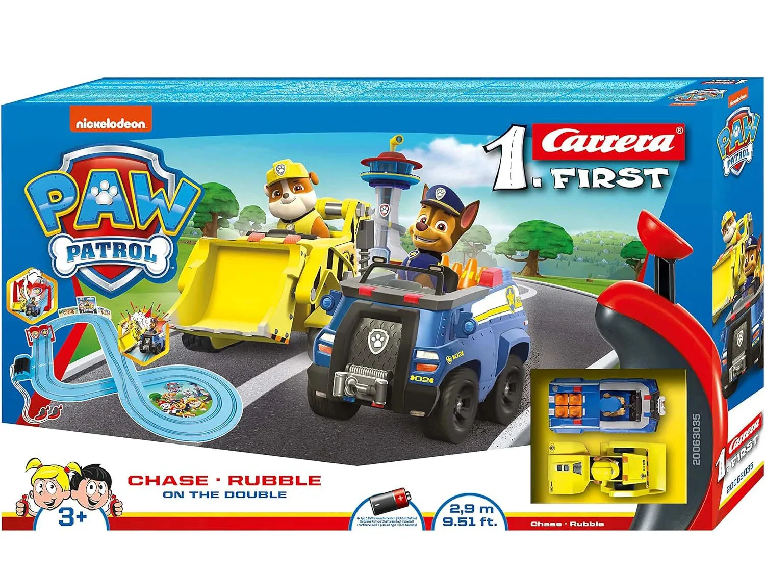 Collectors Piece Party favor CARRERA First Race Track - PAW Patrol 'On the Double'