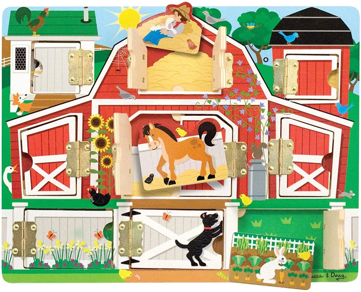 Melissa & Doug 14592 Hide & Seek Farm Samurai Figure Vintage Figure