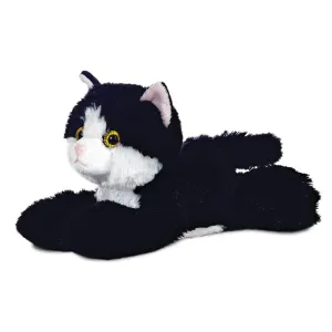 Mini Flopsies Maynard Black/White Soft Toy Cat Game Merch