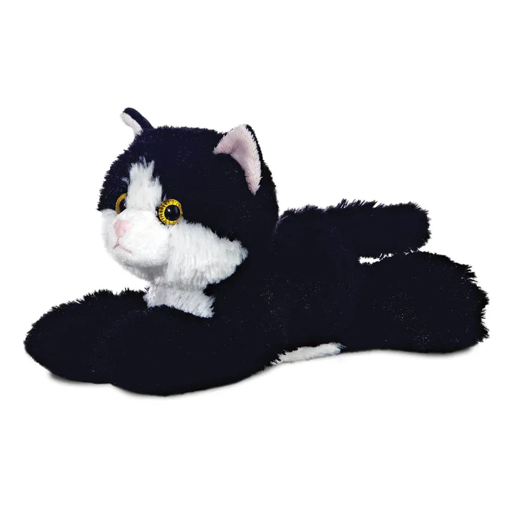 Mini Flopsies Maynard Black/White Soft Toy Cat Game Merch