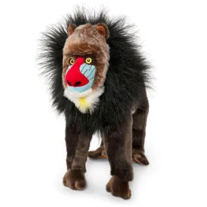 LIVING NATURE Mandrill Soft Toy 25cm multicultural