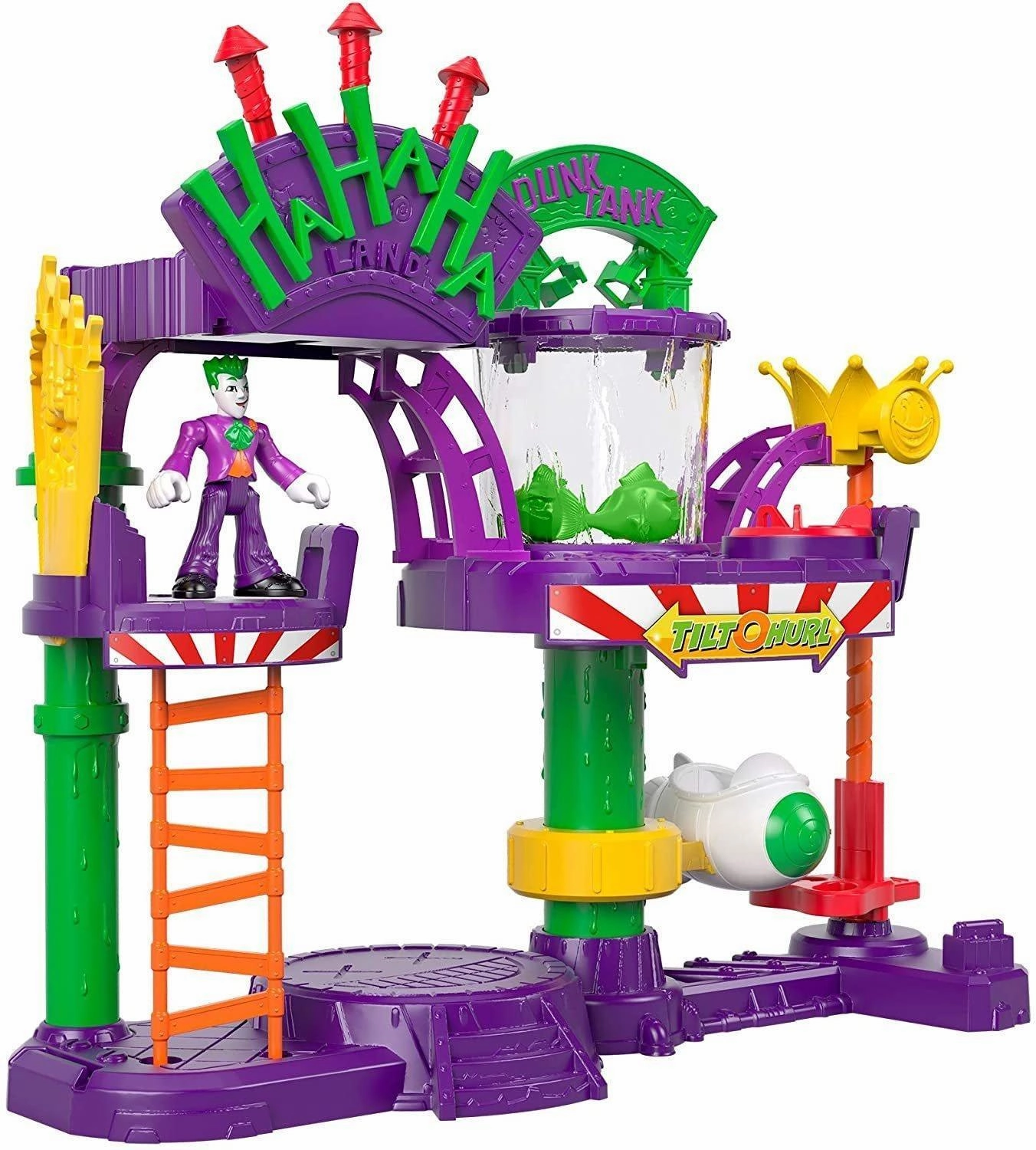 Imaginext DC Super Friends The Joker Laff Factory Playset Augmented reality