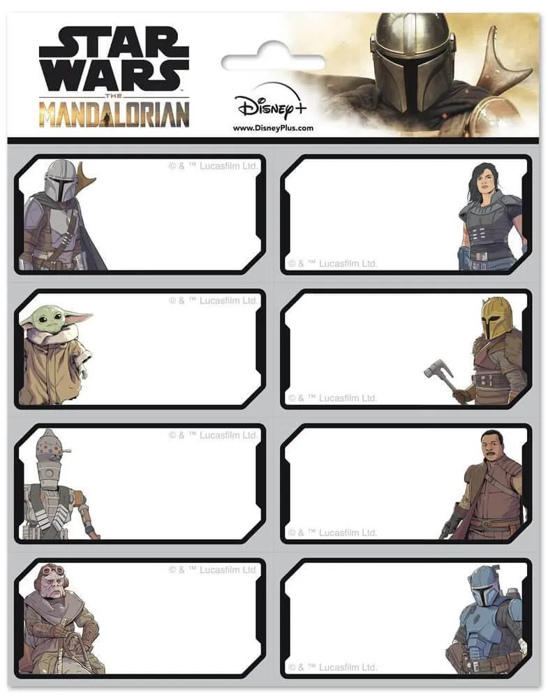 Augmented reality Star Wars Self-Adhesive Labels, Star Wars The Mandalorian