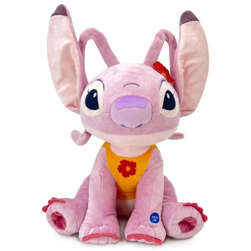 Disney Hawaii Stitch Angel Plush Toy with Sound 30cm Wholesale Price Polymer Clay