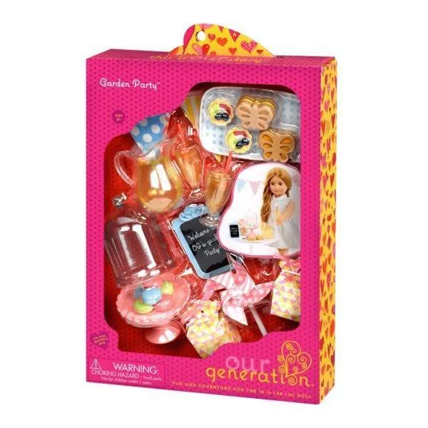 Our Generation Garden Party Banner Set Doll Accessories Rare Edition promotional item