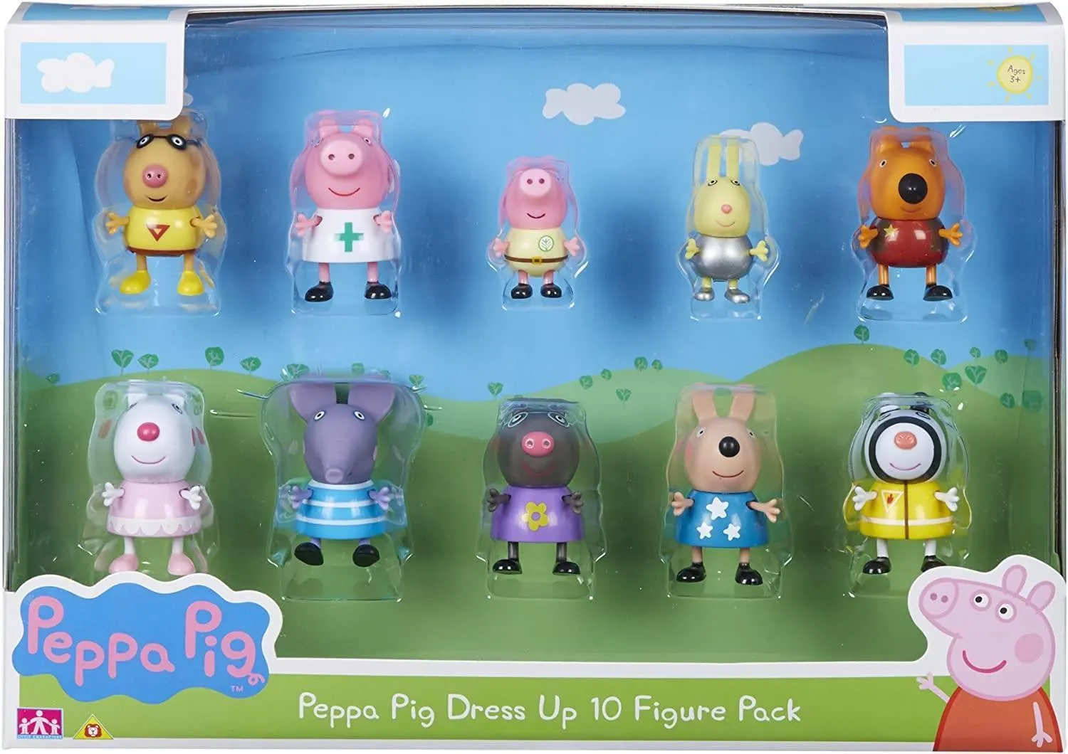 Peppa Pig Dress-Up 10 Figure Pack Exquisite Craftsmanship Scandinavian design