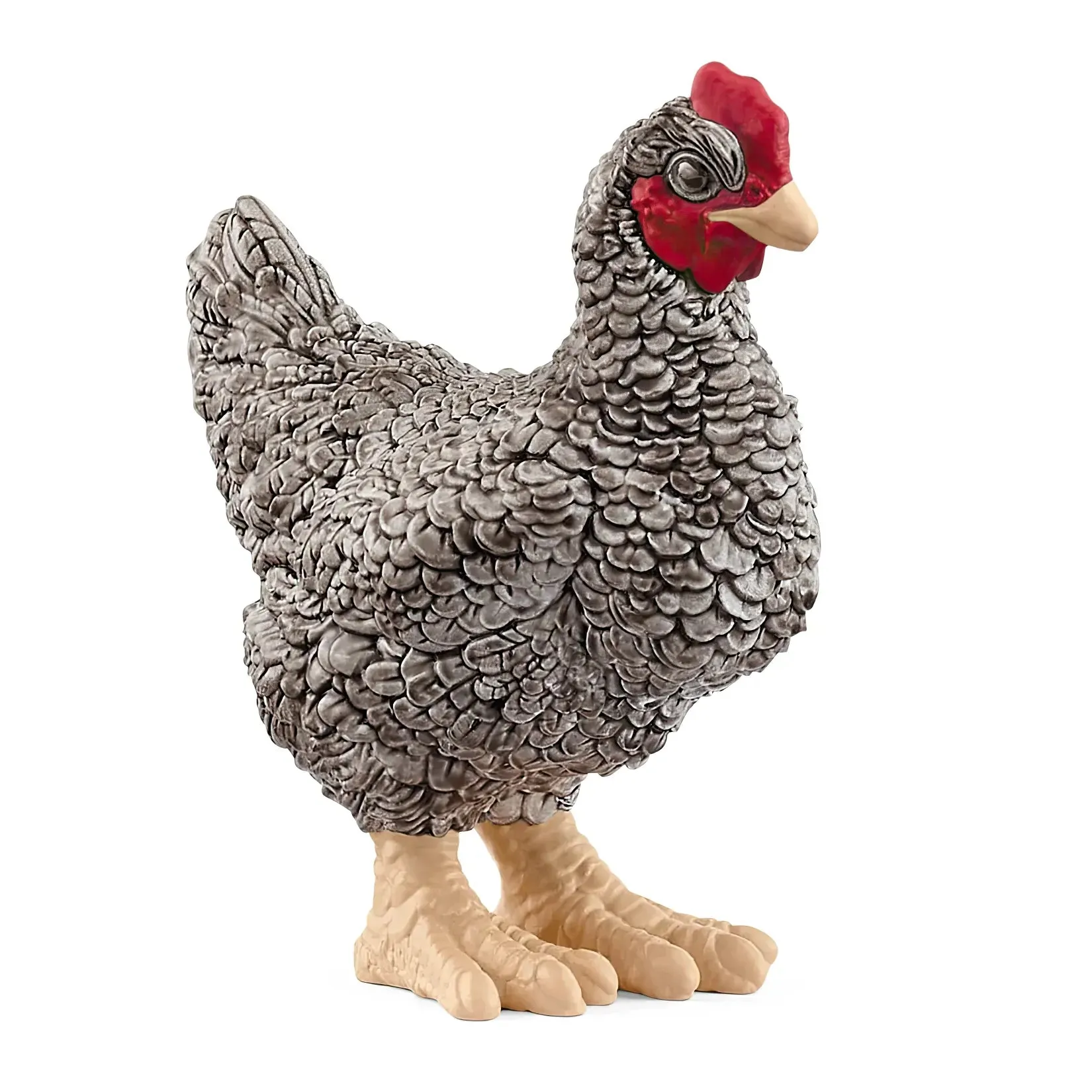 Schleich 13997 Plymouth Rock Chicken Figure Poseable Collectible Desktop Hero