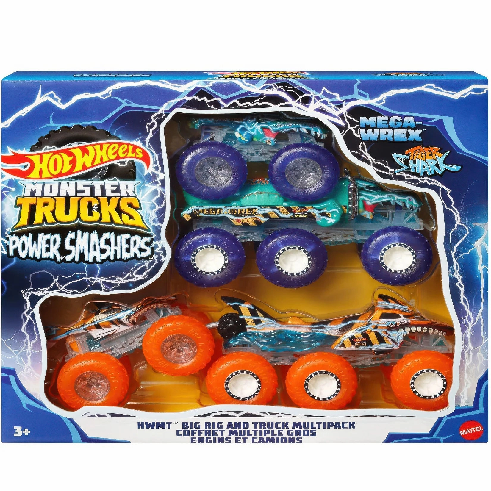 Weapon Prop Art Series Hot Wheels Monster Trucks Power Smashers Truck & Big Rig Multipack