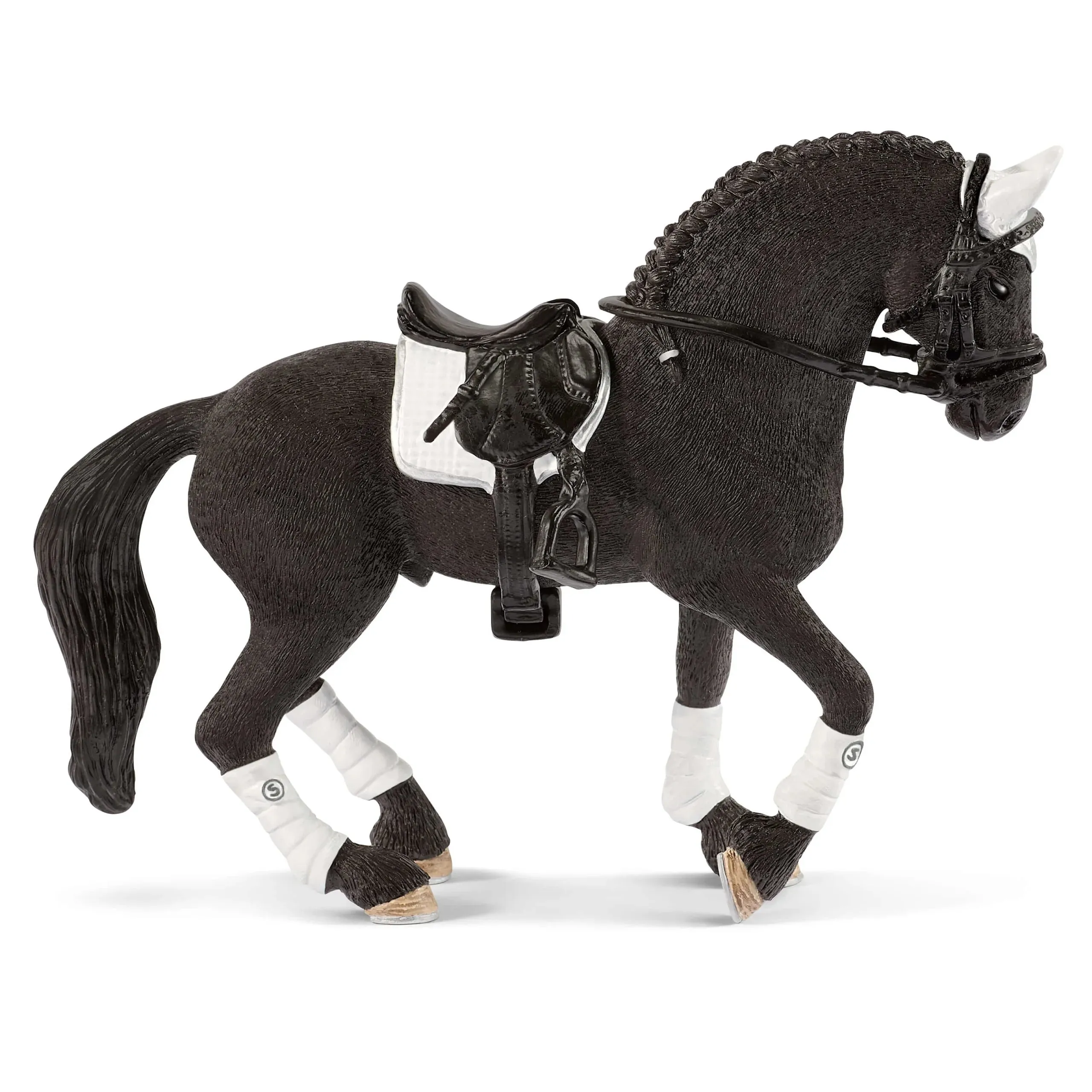 Schleich 42457 Frisian Stallion Riding Tournament Miniature Replica