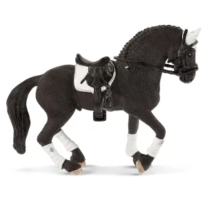 Schleich 42457 Frisian Stallion Riding Tournament Miniature Replica