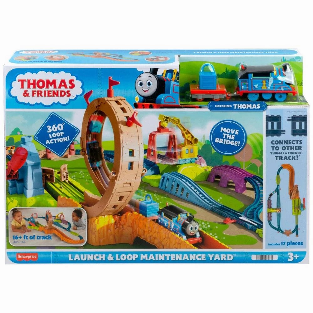 Thomas & Friends Launch & Loop Maintenance Yard Playset Felt Toy Special Gift