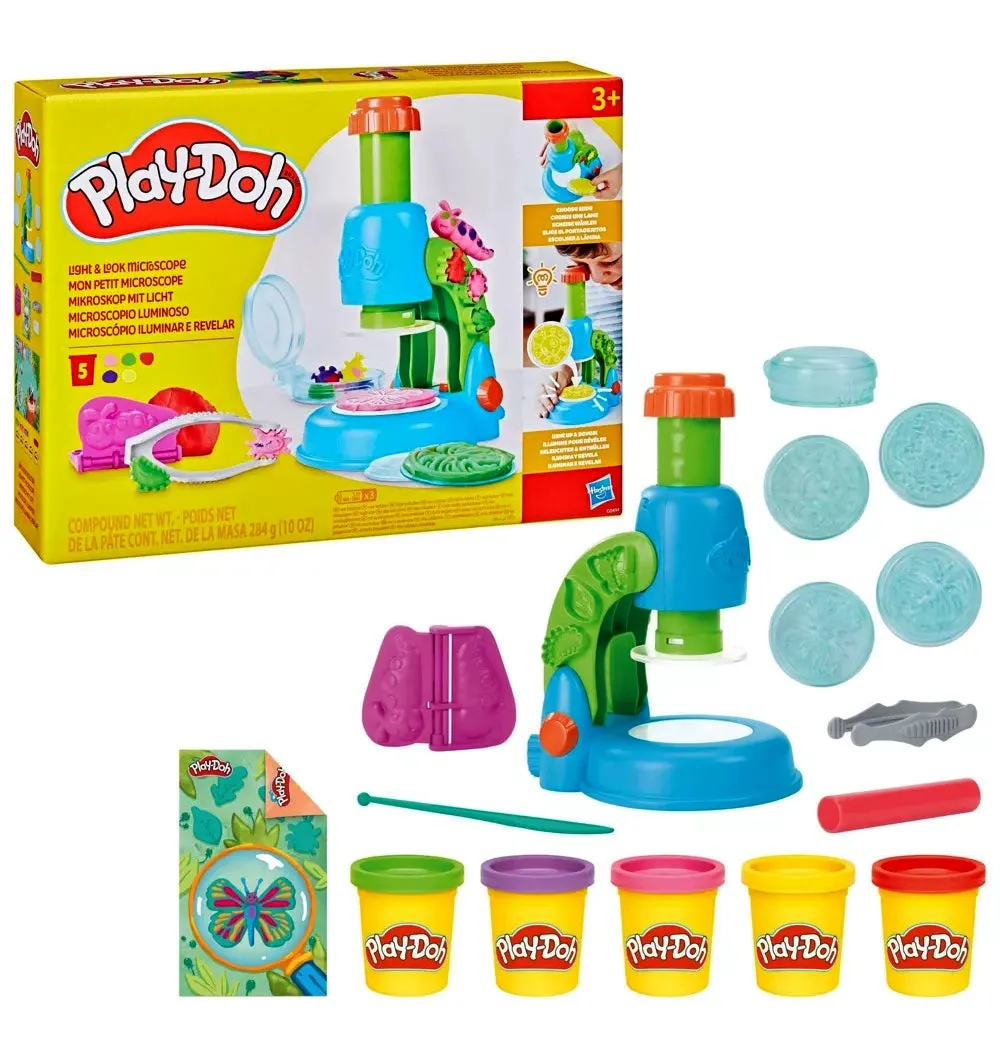 Limited Figure Play-Doh Light and Look Microscope