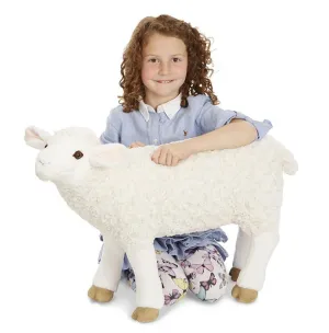 Melissa & Doug 18265 Lifelike Plush Sheep Art Exhibit