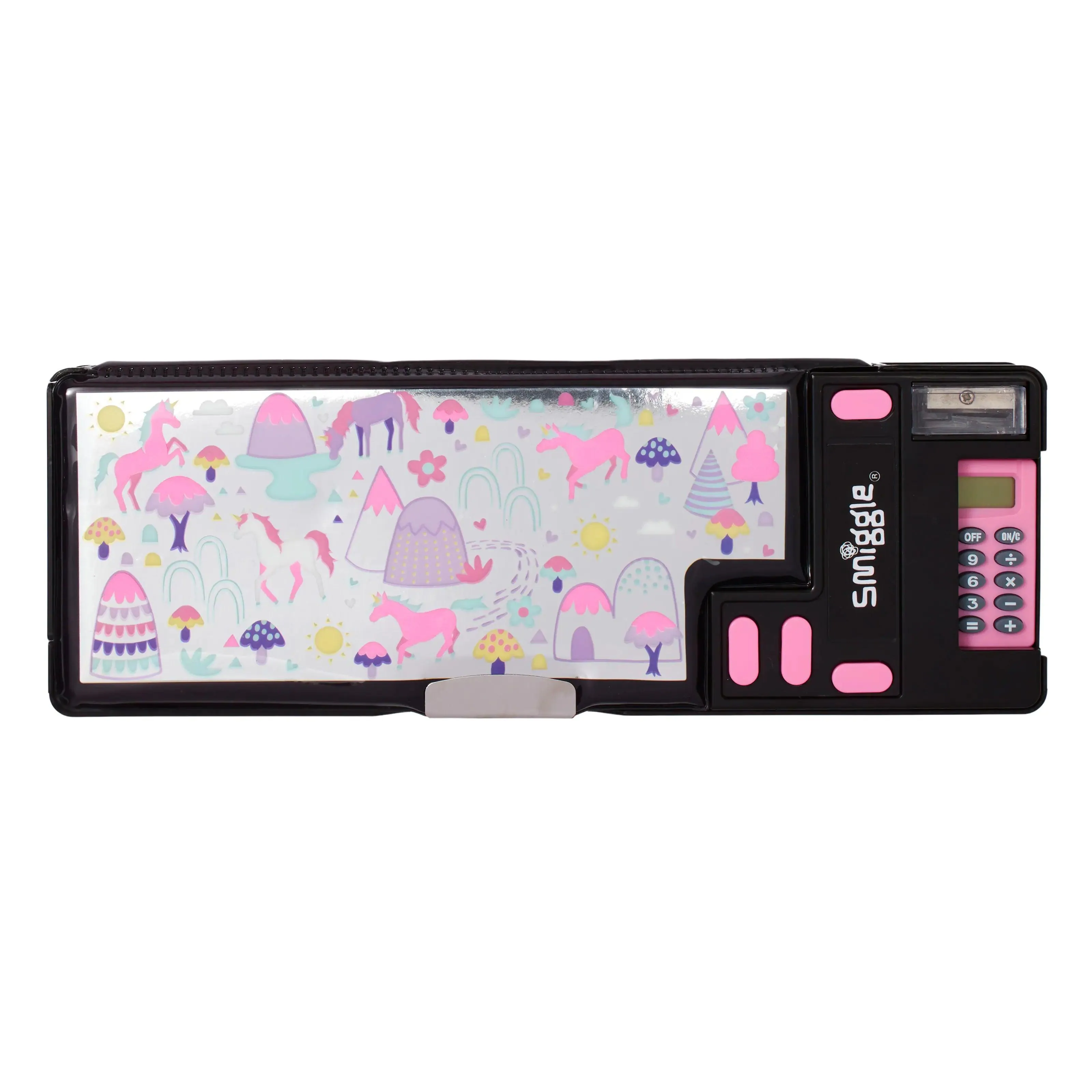 SMIGGLE Vibin' Pop Out Pencil Case - Black Mix Apartment Living