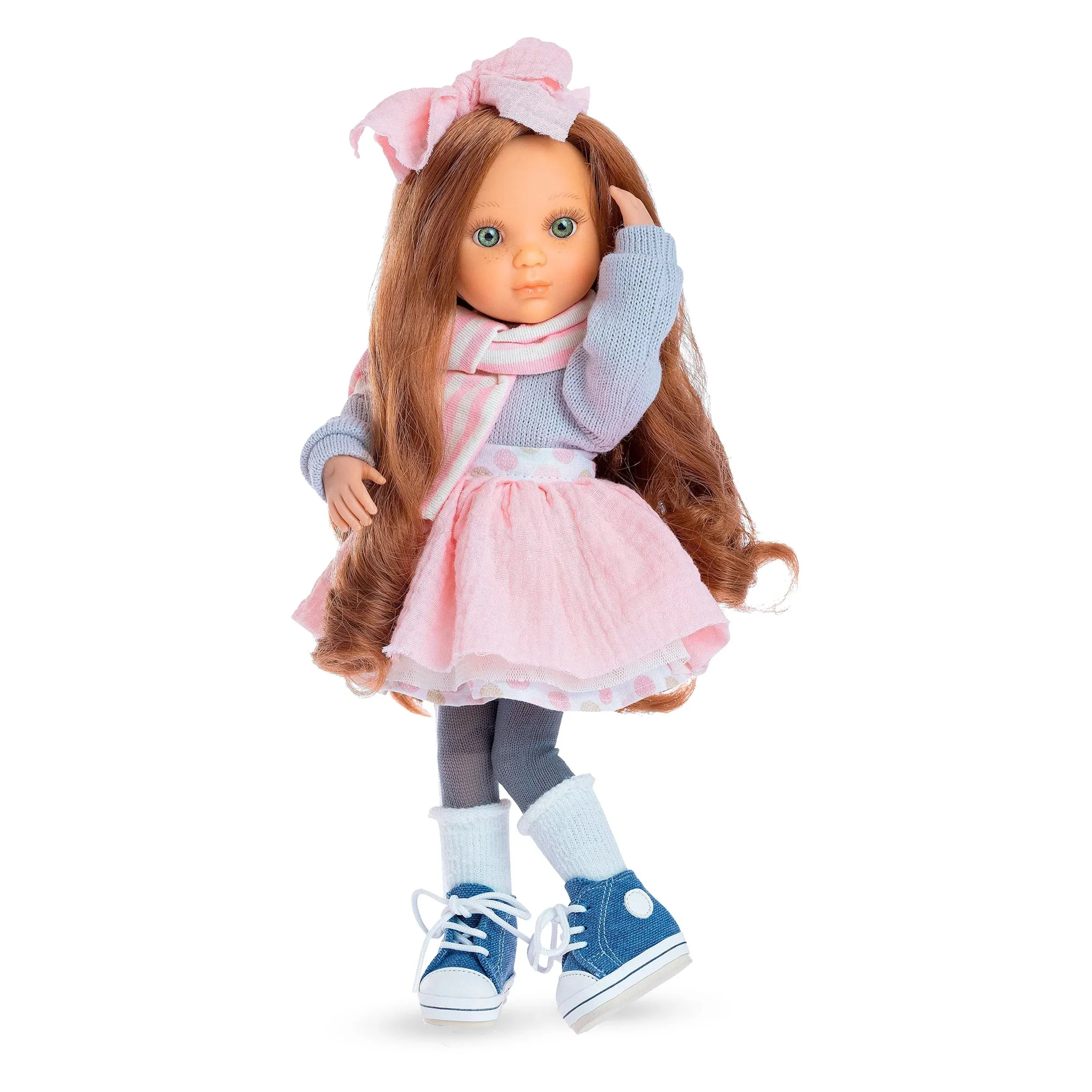 Berjuan 5824 Luxury Dolls Eva Articulated Redhead Doll 35cm Ancient Sculpture Collectible Art