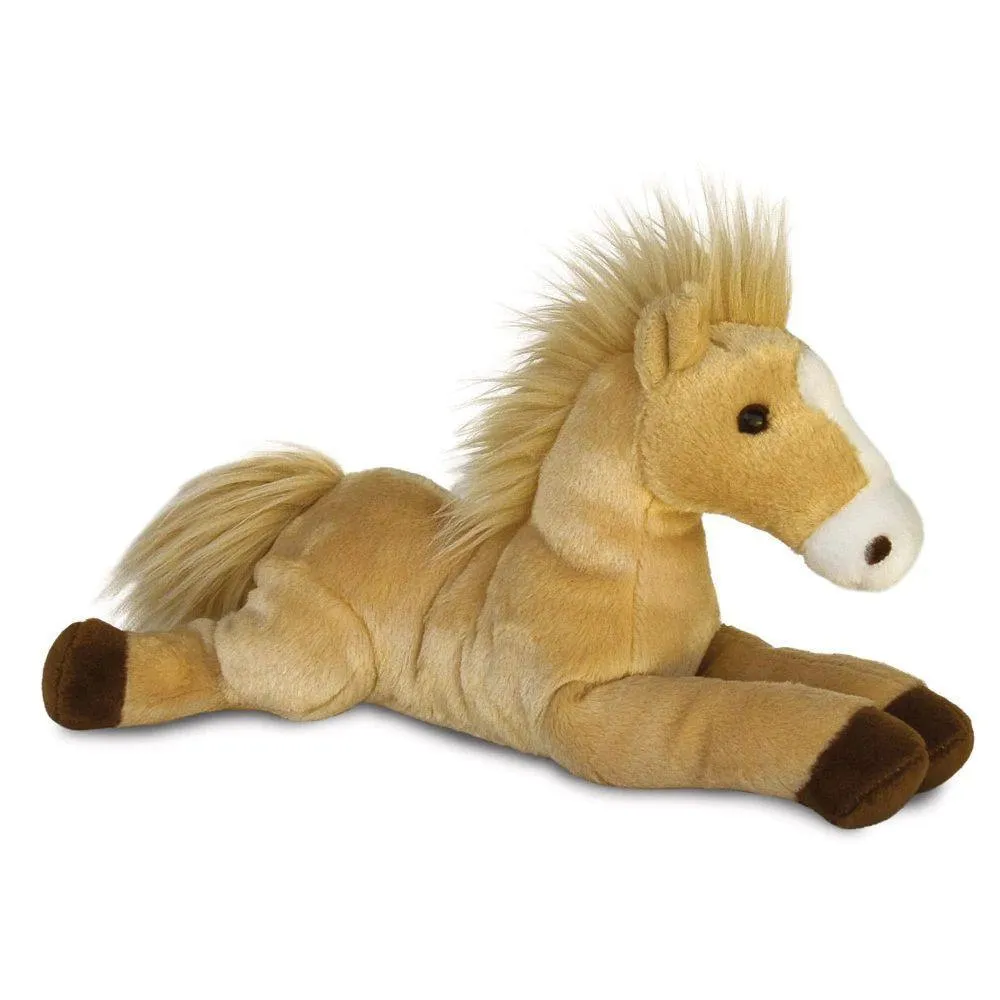 AURORA  Flopsie Horse Butterscotch 12-inch Plush Action Model Display Piece