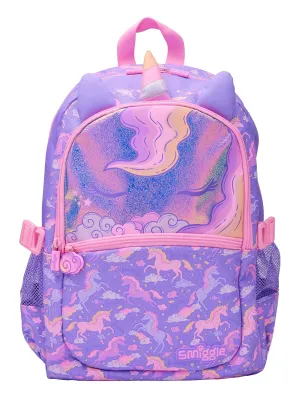 Smiggle Eclipse Classic Attach Backpack - Lilac Fairy tale