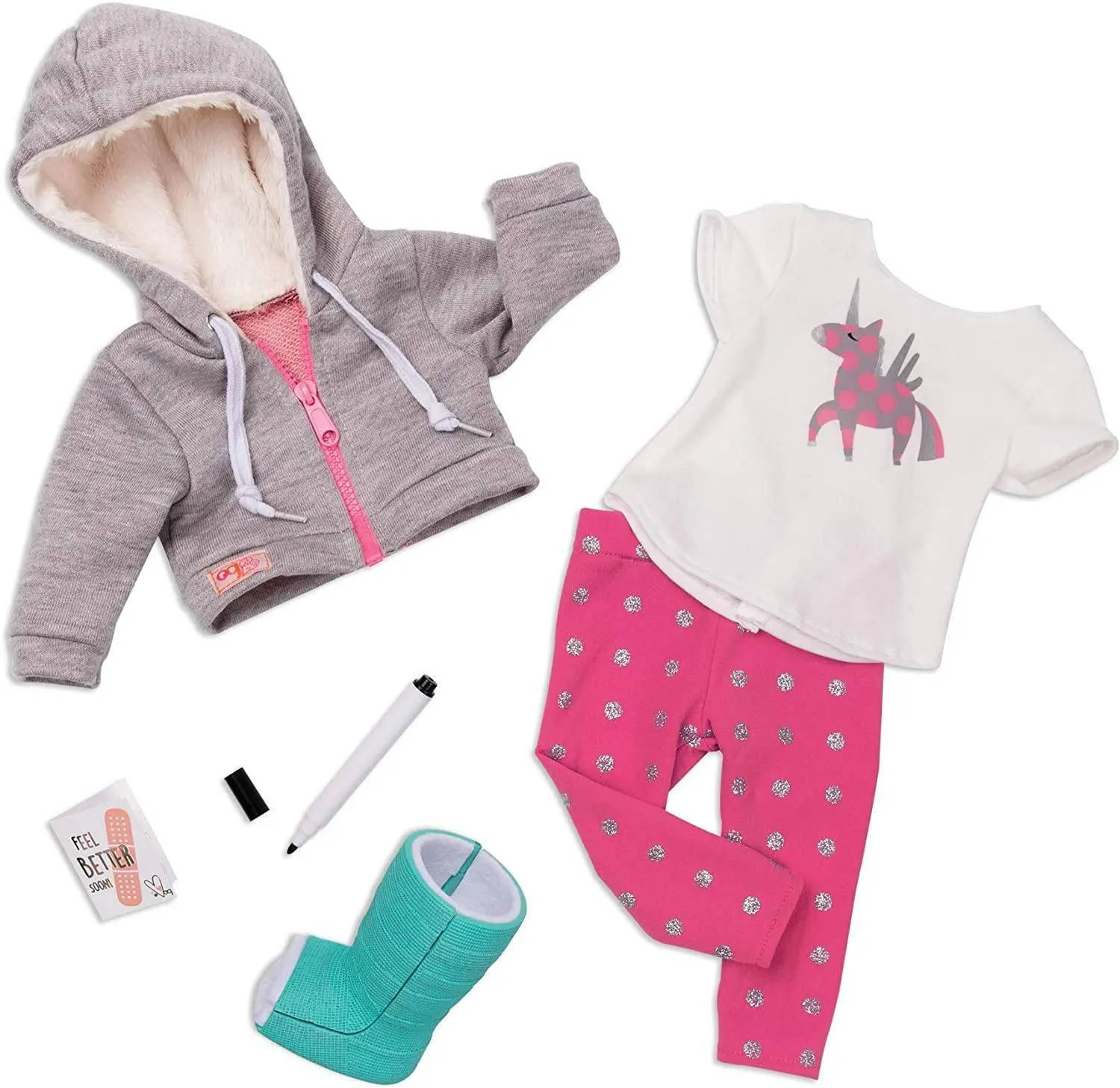 Balcony Decoration Historical Icon Our Generation Deluxe Doll Clothes - Get well Soon Outfit