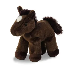 Storage Solution AURORA Chestnut Mini Flopsie Plush Horse 20cm