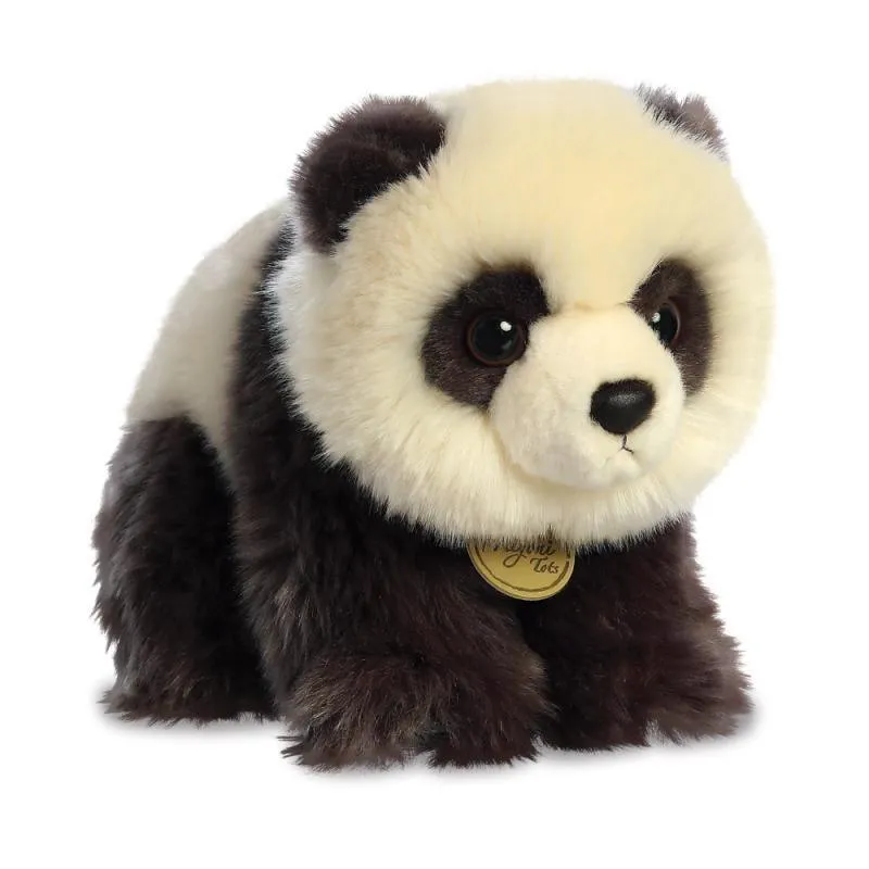 AURORA MiYoni Baby Panda 9-inch Soft Toy Artisan Partnership Library Decor