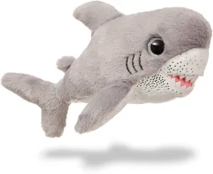 Farm Animal AURORA Sparke Tales Shark Finn 7-Inch Soft Toy, Grey and White