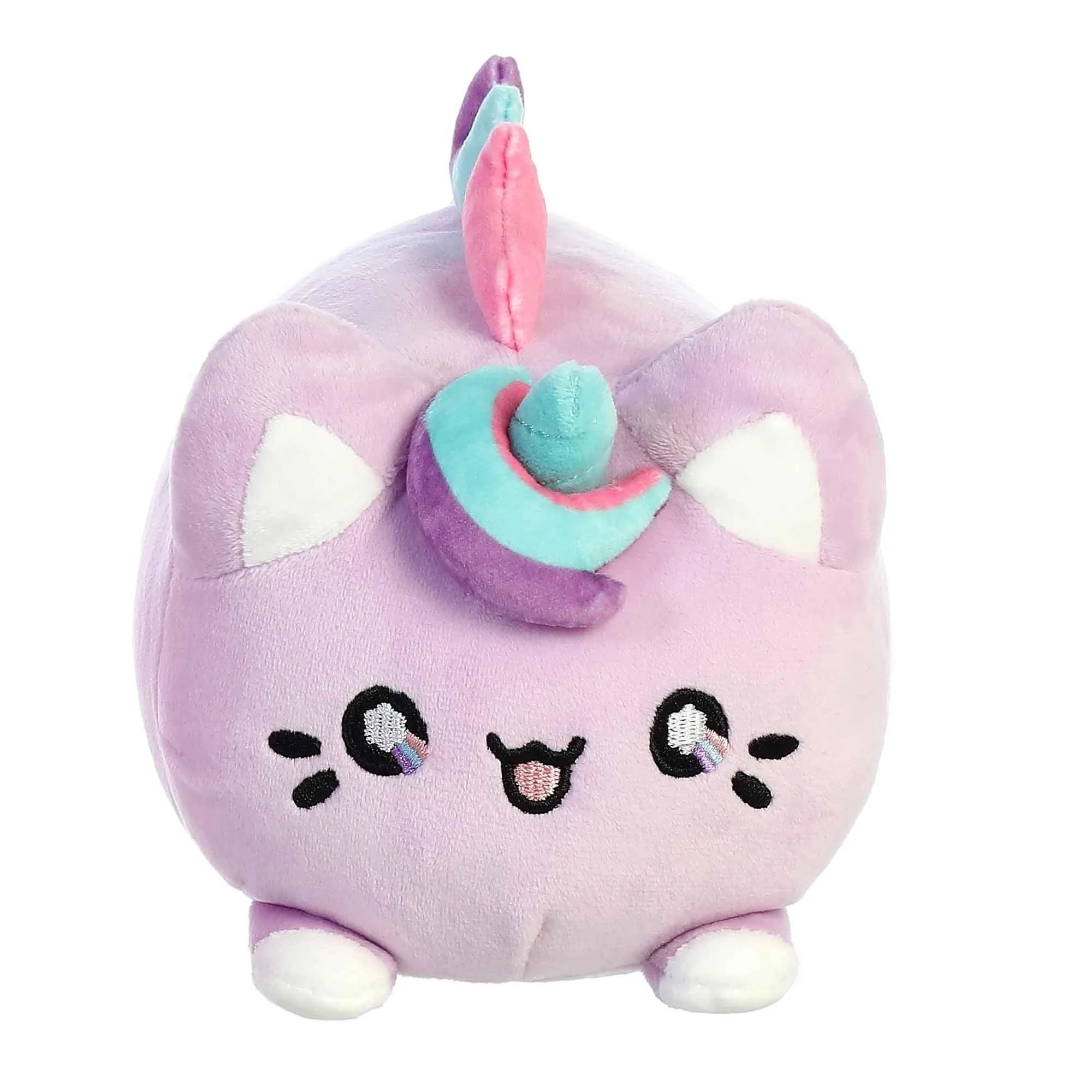 Cute Mascot AURORA Tasty Peach 7-Inch Lavender Dream Meowchi Plush