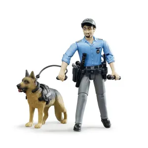 Bworld Police Officer with Dog Posable Toy Appreciating Asset