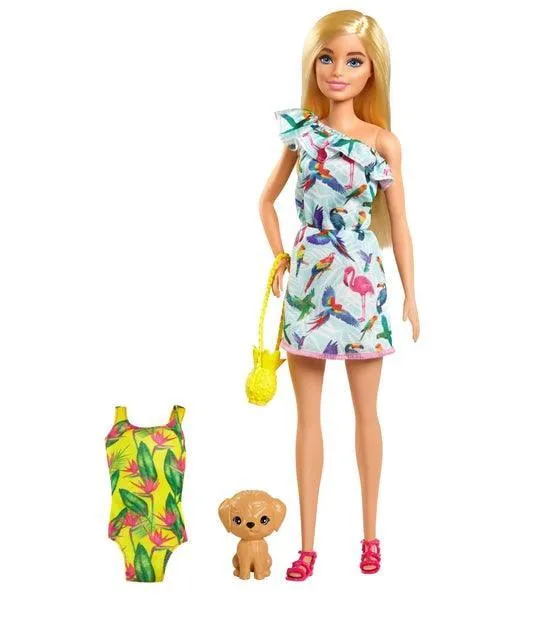 Barbie Birthday Surprise Sister & Pet Accessories Assortment Gaming Replica