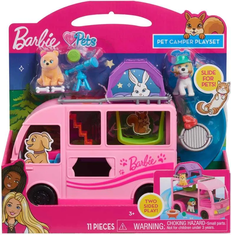 TV Series Viral Sensation Barbie Deluxe Pet Camper Playset