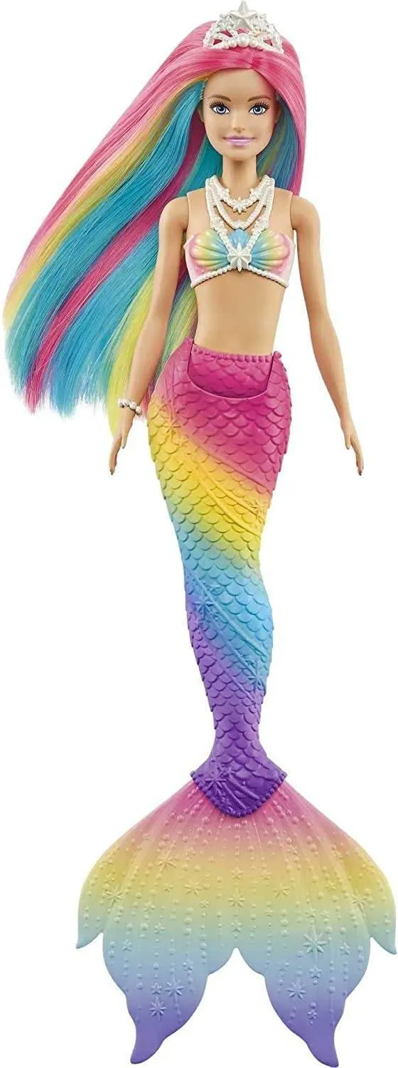 Premium Statue Action Pose Barbie Dreamtopia Colour Change Mermaid Doll
