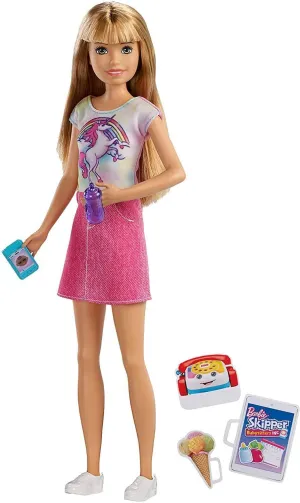 Anniversary Present Barbie Skipper Babysitters Doll and Accessories, Multi-Colour