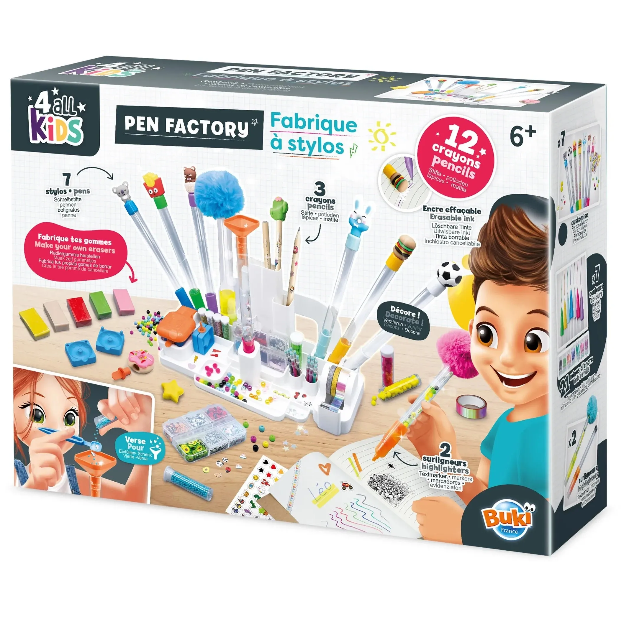 BUKI France Pen Factory Message Option