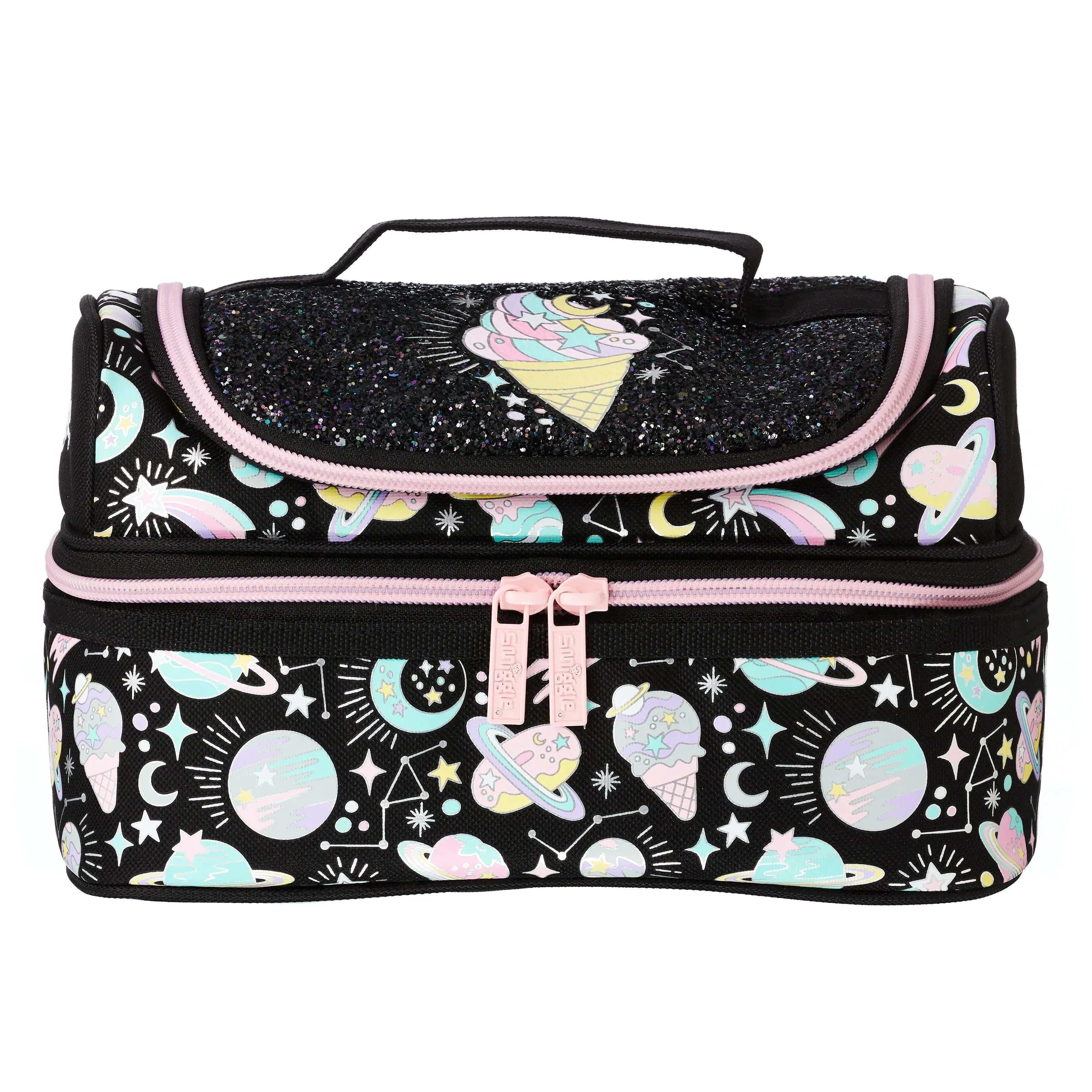 Music Icon Collectible Figure SMIGGLE Beyond Double Decker Lunchbox - Black