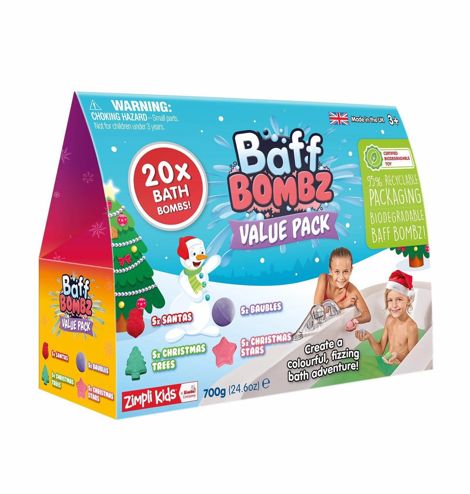 Zimpli Kids Christmas Baff Bombz - 20 Bath Pack Auction Item Gothic style