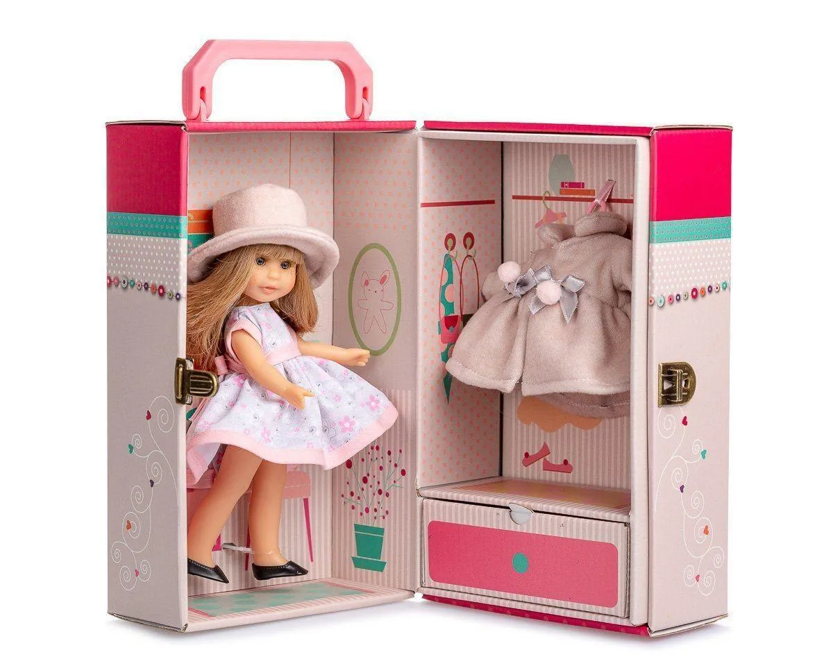 Popular Choice Berjuan 11016 Irene Doll With Blonde Hair in a Case 22cm