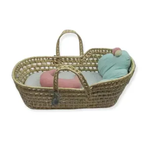 Berjuan 2000 Moses Basket for Dolls 38-52cm Wildlife Replica