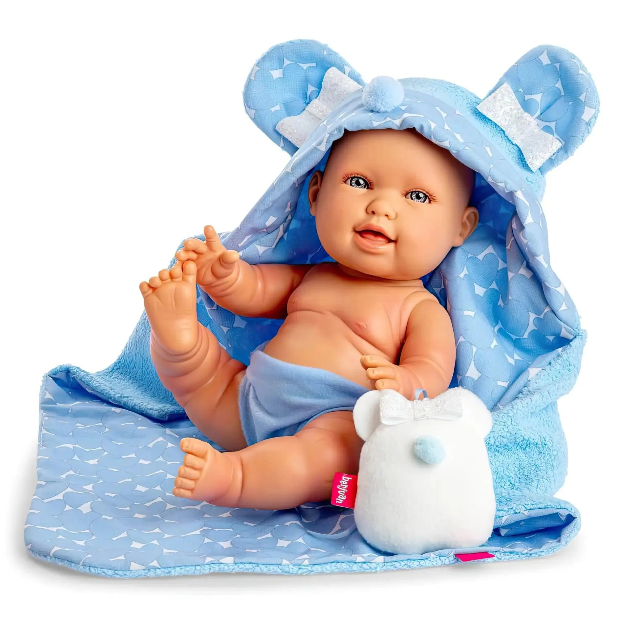 Limited Edition Media Attention Berjuan 3132 Andrea Baby Doll 38cm - Blue