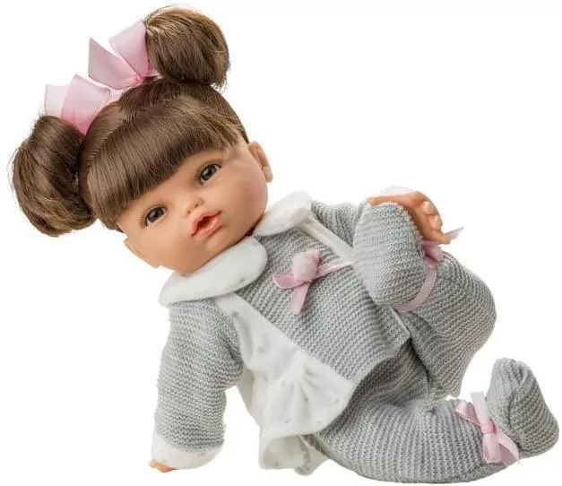 Berjuan Doll 2402 Large Posturitas Gray Suit 32 cm Pink Jungle Beast