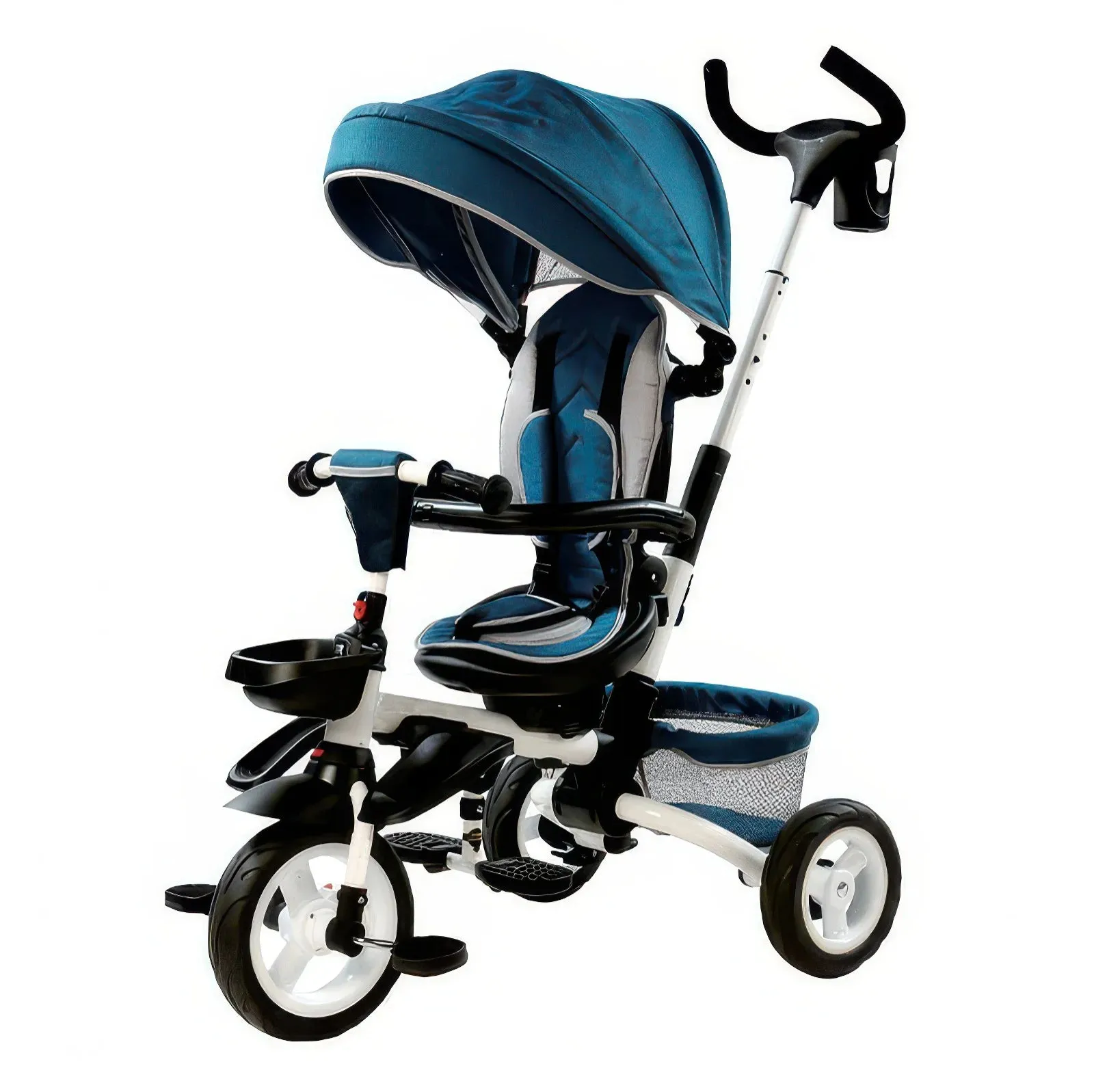 Military Figure Blue Folding Tricycle