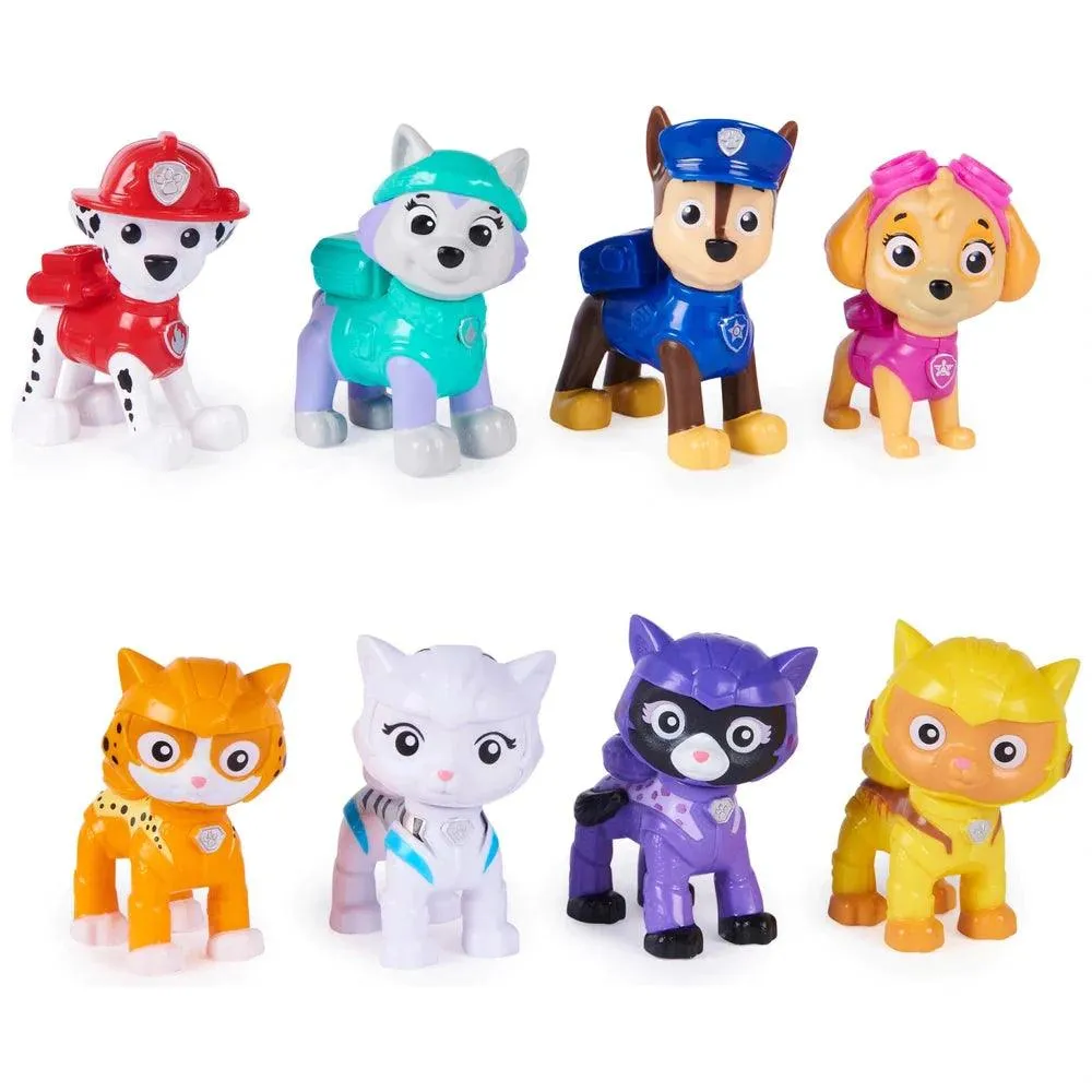 Personalized Gift Workstation Decor PAW Patrol and Cat Pack Gift Pack with 8 Collectible Action Figures