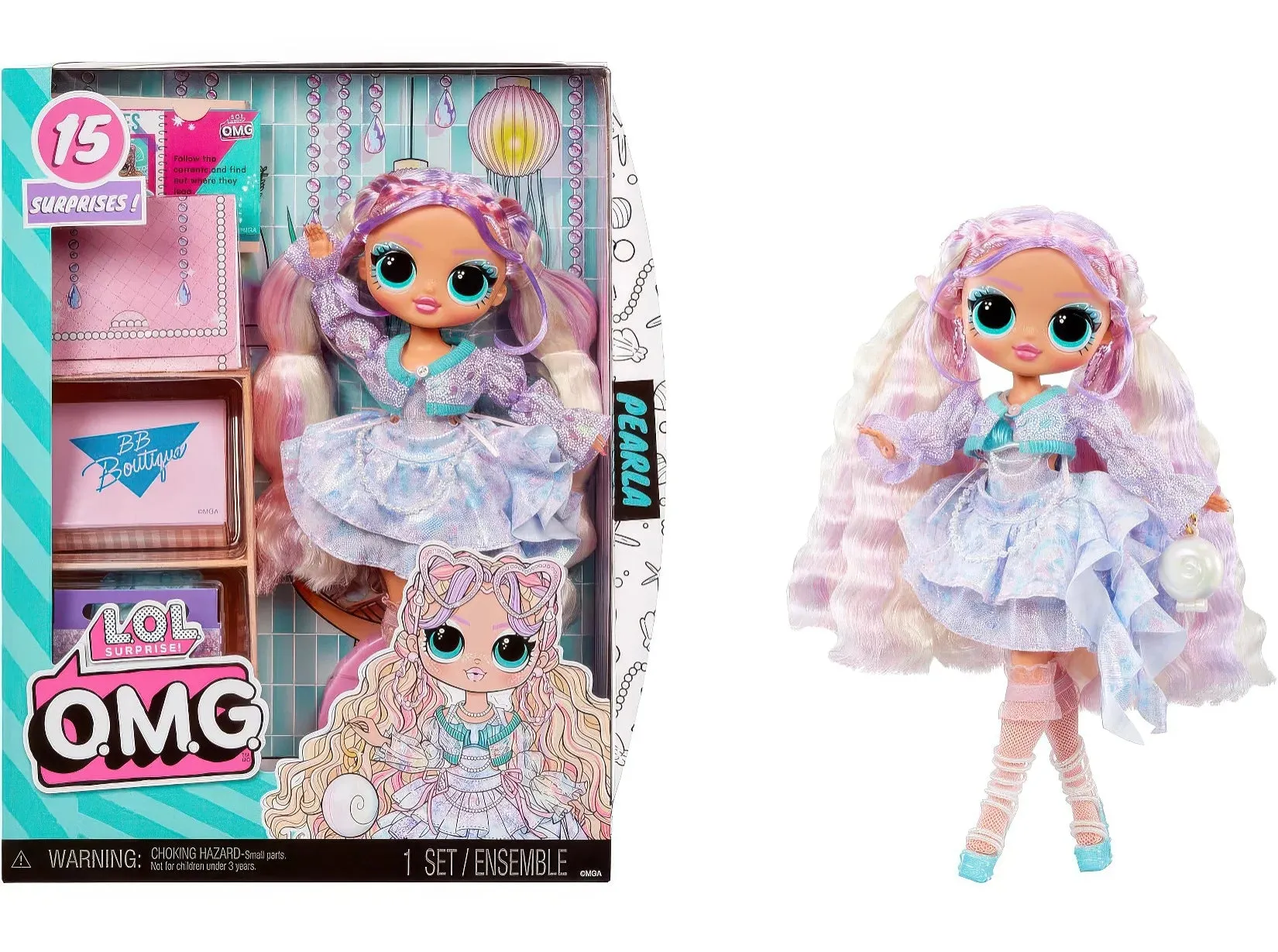 Summer Toy Message Option LOL Surprise OMG Core Pearl Fashion Doll