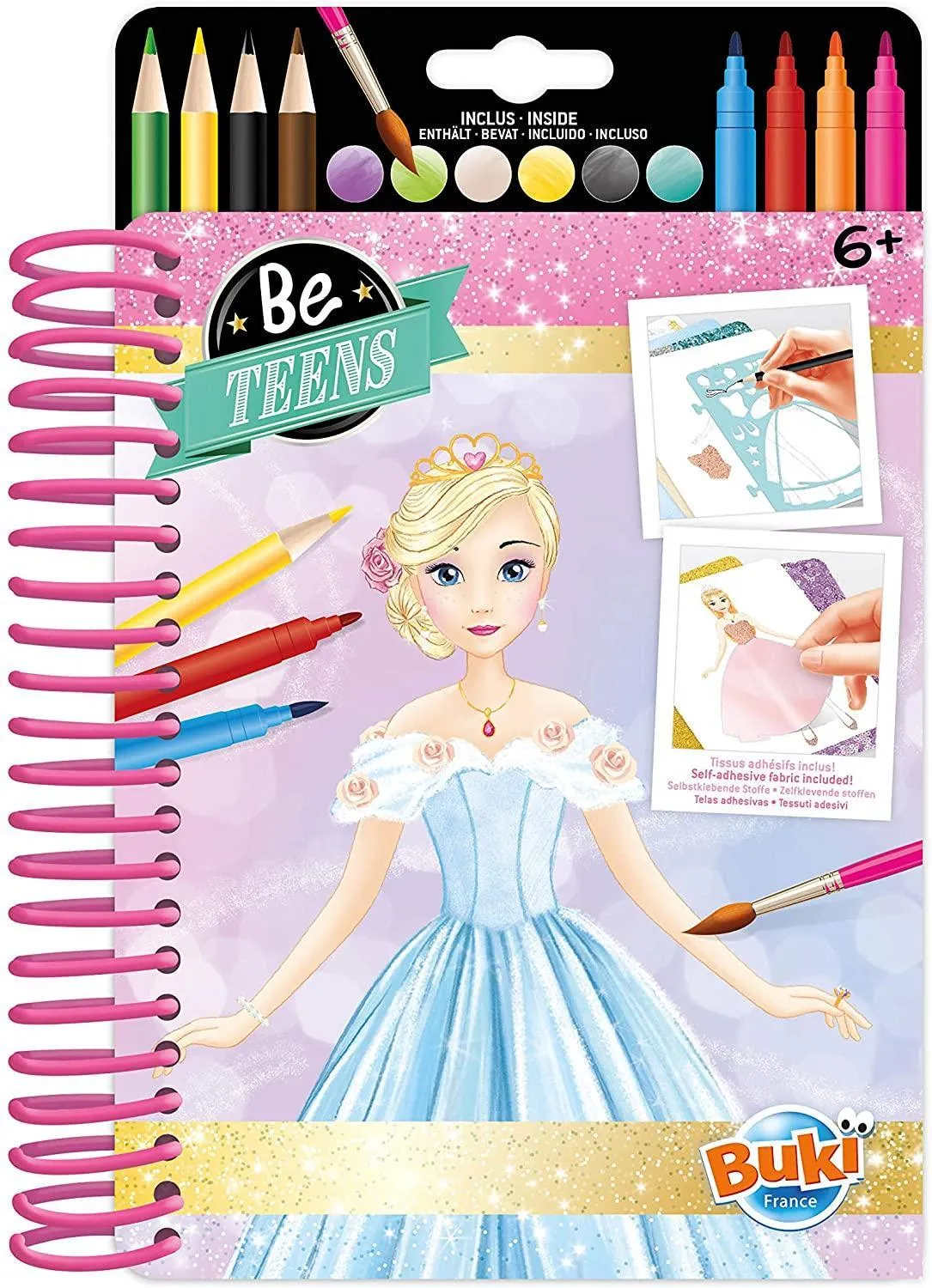 Birthday gift Robot Toy BUKI France CM101 Fashion Sketchbook Princess Dresses