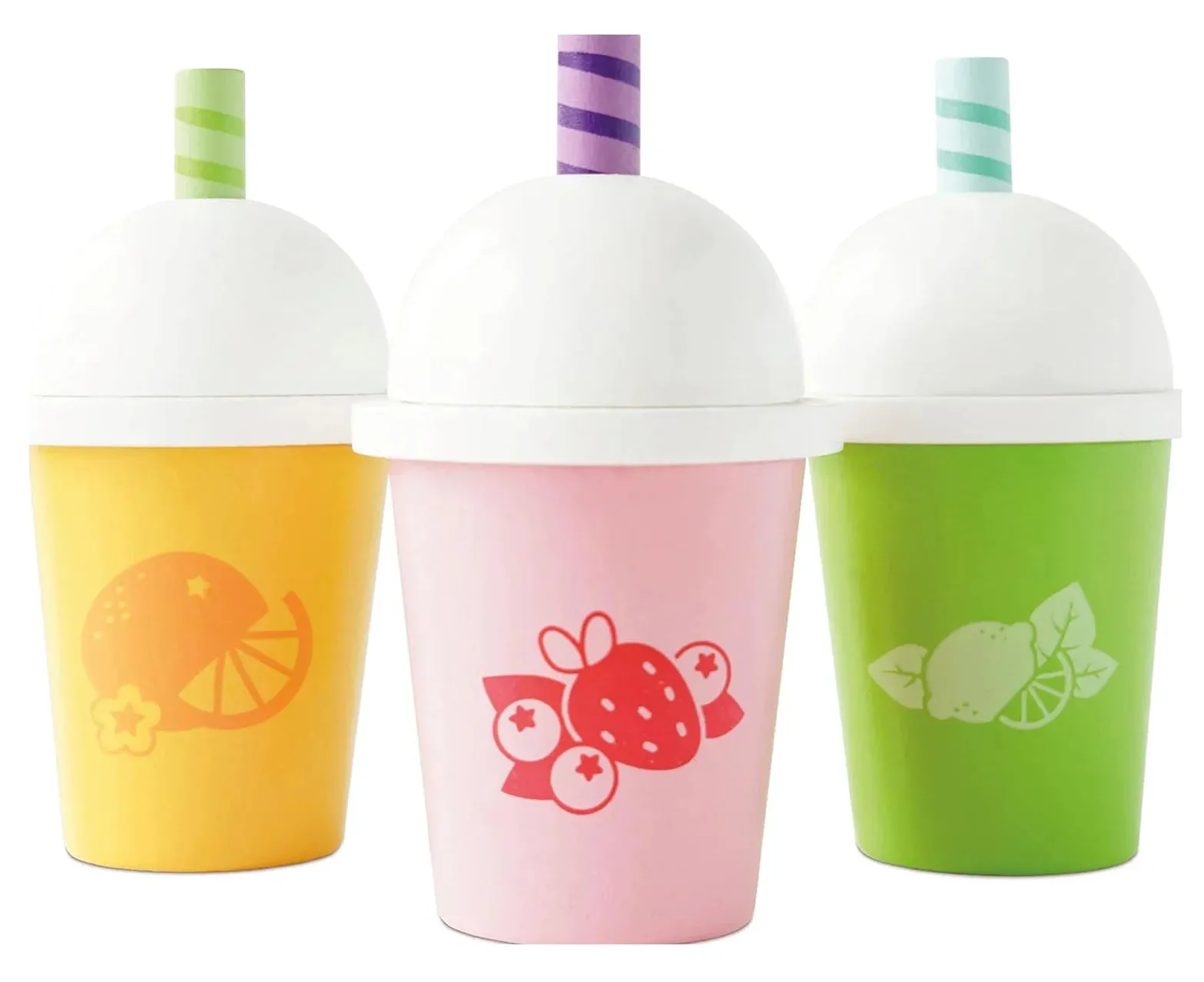 Mammal Figure Le Toy Van Children's Wooden Honeybake Smoothie Cup & Juice Set