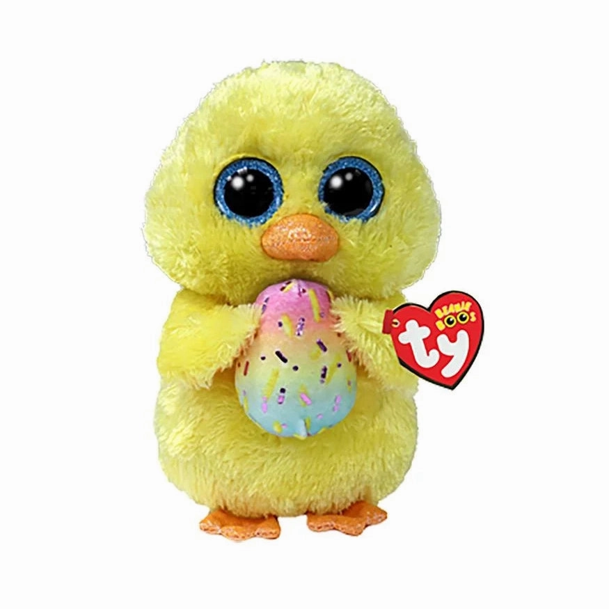 Ty Beanie Boo's Spring Marigold Chick Yellow 15cm Posable Figure Jungle Beast