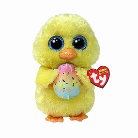 Ty Beanie Boo's Spring Marigold Chick Yellow 15cm Posable Figure Jungle Beast