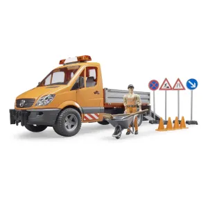 Audience Favorite Licensed Product BRUDER 02537 MB Sprinter Municipal with Worker and Accessories