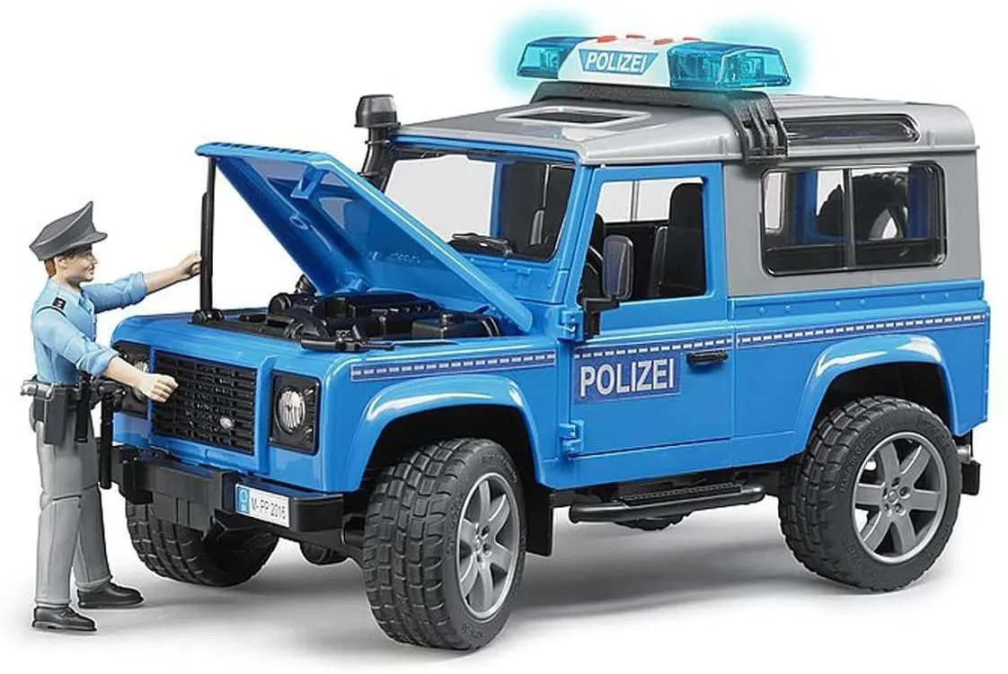 BRUDER 02597 Land Rover Police Truck Storage Solution